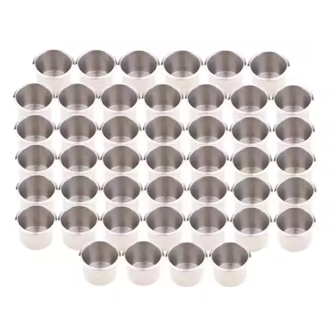 45 Pack Chrome Cup Drink Holder for Boat RV Truck Pontoon Trailer 68x55mm