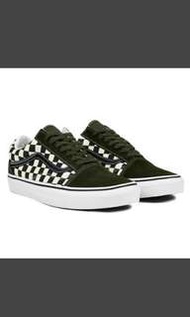 Vans old skool 棋盤格 綠色