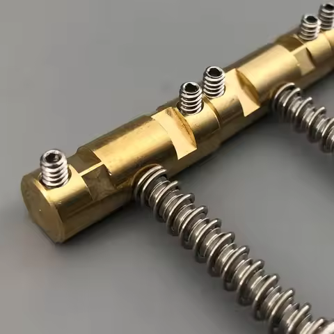 3 pcs In-Tune Compensated Guitar Bridge Saddles Brass Material For TELE Well 10.8 mm String Spacing