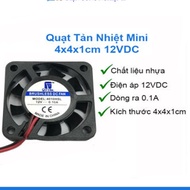 Mini Cooler Fan 4x4x1cm 12VDC 0.08A