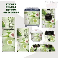 MESIN MATA Sticker Sticker Fridge Stove 1 2 Door Eye Rice Cooker Magic Com Washing Machine Decoration