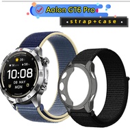 Aolon GT6 Pro case Screen protector Aolon GT6 Pro strap Nylon strap for Aolon GT6 Pro Smart Watch st