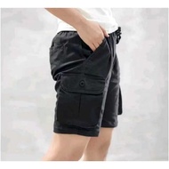 SURABAYAOS17 Men's Rubber Cargo Shorts