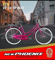 sepeda mini keranjang perempuan ukuran 20 da 26 new PHOENIX 20MN 8830 usia remaja
