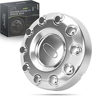 Front 10 Lug Wheel Center Cap Compatible with 2005-2016 Ford F-450 & F-550 Super Duty 2WD 19.5" Whee