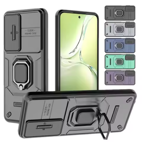 Armor Shockproof Case For OPPO A80 5G A3 Pro K12x A79 A60 4G Protective Cover Ring Magnetic Stand Ho