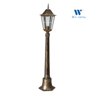 Bollard Light โคมไฟสนาม อลูมิเนียม โคมไฟภายนอก โคมไฟสวน ไฟเสาสนาม สูง1.12 มตร ไฟแต่งสวน ขั้ว E27 รุ่