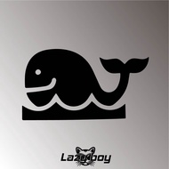 Cute Cute Cute Whale Whale Car Sticker Sticker Waterproof Sticker Luggage Sticker Hard Hat Sticker L