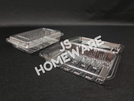 Kuih Container OP-2H / Disposable Plastic Clear Bakery Container (100pcs±) OP2H / OP 2H