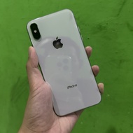 Iphone X 256gb minus face id sinyal permanen batrei baru