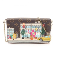 【二手】路易威登LOUIS VUITTON單肩包 Pochette Felicie M81762 PVC塗層帆布 Pochette Felicie 女士二手 A
