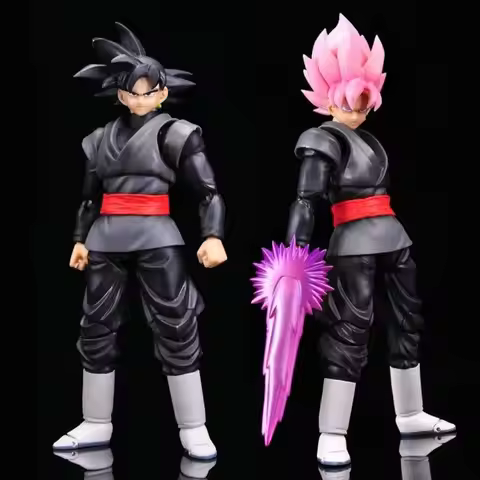 Anime Goku Black Zamasu Rosé Form Posable Pvc Collectible Figurine Articulated Joint Anime Model Hom