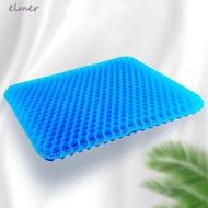 ELMER Gel Seat Cushion, Relief Tailbone Pressure Foldable Honeycomb Gel Cushion, Massage Portable Thick with Non-Slip Cover Chair Pad for Long Sitting Airplane Travel