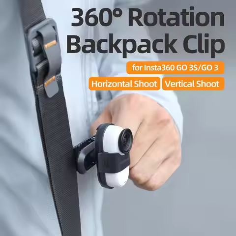 New Backpack Clip Holder For Insta360 GO 3S/GO3 Anti-shake 360 Rotation Clip Mount For Insta360 GO3 