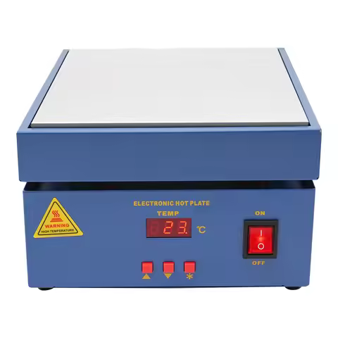 800W Preheat Soldering Station,50~400°C Accurate Thermal Regulation Electronic Soldering Hot Plate, 