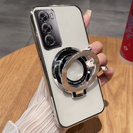 TECNO POVA 7 2025 Flash Plating Bracket Phone Case For Tecno Pova 7 Pova7 Pova7 Pro Ultra Tecno Curv