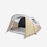 QUECHUA 5 人 2 房 1 廳露營充氣帳篷（超遮陽黑黑帳）