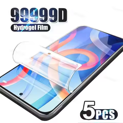 5PCS Full Cover Screen Protector For Honor X6S X8a X7a X6 X8 X5 Hydrogel Film For Huawei Nova 11 10 