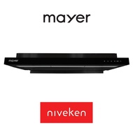 Mayer MMSI903OT Semi-integrated Hood with Oil Tray (Black)