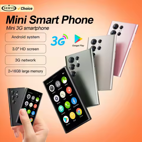 SERVO S26 Android Mini Smartphone 3G WCDMA 2G RAM 16GB ROM Play Store WhatsAPP WiFi Hotspot 3.0" Dua