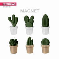 SLYCELAB Cactus Magnet 3D Printed Cute Mini Fridge Magnets Office Notes Organizer