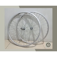 Bicycle Wheel Set Size 26 Silver Rims 26 Ready to Use Rims 26 Become Silver New Wheel set 26 MTB