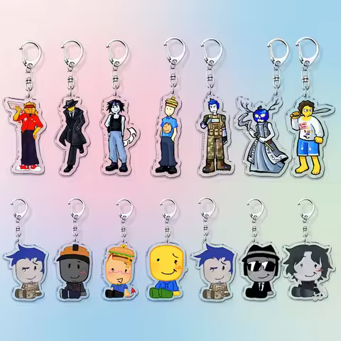 Game Forsaken Two Time Chance Keychain Accessories Bag Charms Elliot Womens Gamer Keyrings Jewelry F