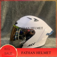 Helm Half Face ALV ULTRON PRO Paket Ganteng Visor Iridium Dapat visor original FATHAN HELMET