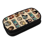【In Stock】 One Piece Kids Cartoon Fan Pencil Bag Comic Youth Pen Case Travel Organiser Storage Package