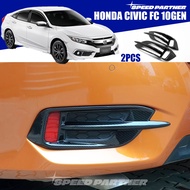 Honda Civic (2016-2022) Rear fog lamp trim for civic fc gen10 car accessories