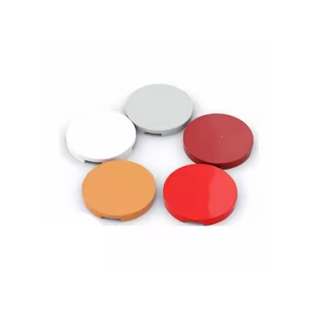 Small Particles 3x3 Round Light Panel Building Blocks Moc Spare Parts Cross-border 90512 Compatible 