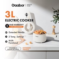 Gaabor 3L Electric Cooker Multifunctional Electric Skillet Non Stick Mini Wok Pan EC-30M01A