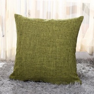 [HOME] Pillow 45 * 45cm Nordic Style zakka Green Plain Sofa Office B & Linen