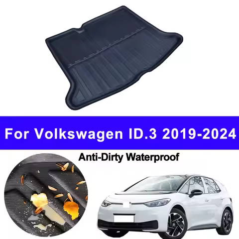 Car Auto Rear Boot Cargo Liner Tray Trunk Mat Carpet for Volkswagen VW ID.3 ID3 ID 3 2019 2020 2021 