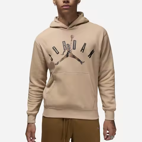 Nike genuine JORDAN Men's Fleece-Lined Hooded Sweatshirt FD7416-200