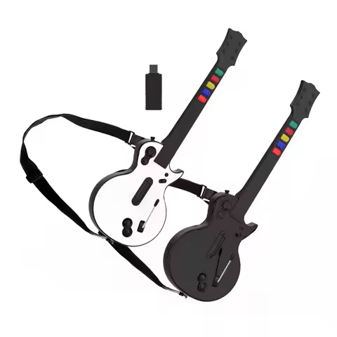 DOYO Wireless Guitar Hero Controller for PC PS3 Compatible With Clone Hero Rock Band Games Remote Jo