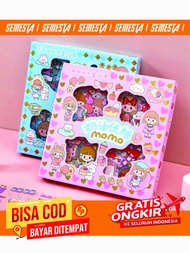 Sticker Asli Pretty Momo 1 Pack Isi 100 Lembar Pcs Sticker Box Momo Sticker Kartun Sticker Anti Air