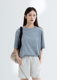冰磁透涼厚磅短T