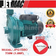 JETMAC JPG1580L 750W 1HP CENTRIFUGAL WATER BOOSTER PUMP, water pump, pam air, pam sedut