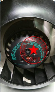 Original German fan R2E190-AE77-24 M2E068-BF