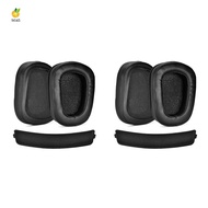 2Pair Foam Ear Pads Cushion Leather Earpad for Logitech G933 G935 G633 / G 933 G 935 G 633 Artemis H