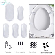 Toilet Cover Transparent 5pcs/pack Bidet Toilet Bumpers Durable Bumpers