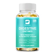 BEWORTHS Digestive Enzymes Capsules with Probiotics and Prebiotics for Digestive Health Bloating Relief Gut Health for Women and Men