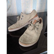 Clarks Oakland Lace sandstone Suede Size UK7