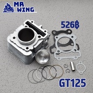 เสื้อสูบ ครบชุด GRAND FILANO GT125 FINO125 Q-BIX STD เสื้อลูกสูบเดิม ฟีลาโน่ เสื้อสูบฟีโน่ พร้อมส่ง