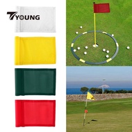 [Available] Flags with Tube Inserted, " L x 6" H, Putting Green Flags for Yard, Nylon Flags