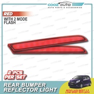 Perodua Alza 2009 - 2013 Myvi Lagi Best 2011 - 2014 Rear Bumper Lamp Reflector Brake Light LED Signa