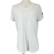 MONCLER 23SS MAGLIA MANICA CORTA 100%純棉短袖T卹，附logo貼片，白色，M碼，正品，女款，成色極佳。