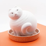 日本Decole 自然氣化加濕器 - 北歐風小白貓