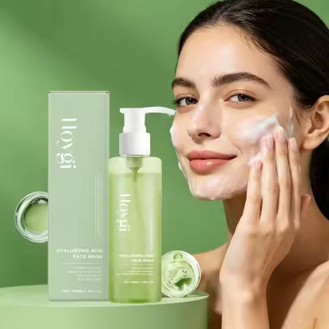 Hyaluronic Acid Face Washpurifies Pores Oil Control Removes Dirt Brightens Skin Blackhead Removal Hy